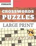 Crosswords Puzzles: Fungate crossword puzzle books for men and seniors | Classic Vol.74 (Crossword Large Print, Band 74)