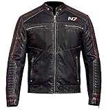 Mass 3 Herren Jacke – Cafe Racer Lederjacke für Männer schwarz - Schwarz - XX-Larg