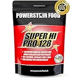 SUPER HI PRO 128 | Premium Mehrkomponenten Protein | 84% Protein i.Tr. | Höchstmögliche Biologische Wertigkeit | Deutsche Herstellung | 1000g | Nature ohne Süßung