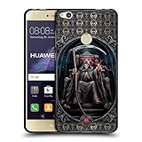 Head Case Designs Offizielle Anne Stokes Mäher Gotik Schwarze Soft Gel Handyhülle Hülle Huelle kompatibel mit Huawei P8 Lite (2017)
