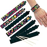 Baker Ross EK666 Ross Kratzbild-Armbänder (12 Stück) perfekt als Mitgebsel für Kinder, Sortiert, 22