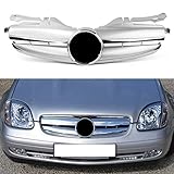 ZCDMNB Auto Front Stoßstange Mesh Raptor Grille Modifizierter Grill Für B-E-N-Z R170 SLK-Klasse 1998 1999 2000 2001 2002 2003 2004, Abs, Autozubehör, 1 Stück/S