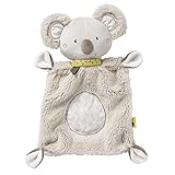 Fehn 064056 Schmusetuch Koala – Schnuffeltuch mit Koala-Köpfchen – Zum Kuscheln für Babys und Kleinkinder ab 0+ Monaten – Maße: 27