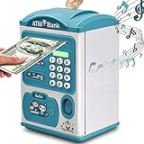 Elektronisches Sparschwein Geldautomat Auto Scroll Cash Coin Passwort Safe Sparbüchse Spielzeug für Jungen Mädchen Kinder Geburtstag, Kindertag
