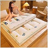 Sxygzmd-Hg Japanische Folding Futon Matratze Quilting Tatami Matratze Dicke Matratze Topper Futon Roll Up Tatami Bodenmatte Tragbare Schlafsauflage,A,Q