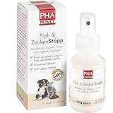 PHA Floh & ZeckenStopp für Hunde u. Katzen, Pumpspray zur Abwehr von Zecken, Flöhen und Anderen Lästling