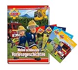 Buchspielbox Feuerwehrmann Sam - Meine schönsten Vorlesegeschichten + 4 Minibücher, Kinderbuch-Set für Kinder ab 3 J