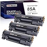 Zambrero 85A Schwarz Toner Kompatible für HP CE285A 85A für HP Laserjet Pro P1102W P1102 P1100 P1005 P1109W P1108 P1106 P1006 M1212nf M1210 M1217nfw M1132 M1130 M1213nf, Canon LBP6000 LBP3010