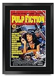 HWC Trading Pulp Fiction Die Cast Bruce Willis Samuel L Jackson Geschenke Printed Poster Autogramm Bild für Film-Memorabilia Fans - A3 Eing