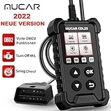 mucar OBD2 Diagnosegerät, CDL20 OBD2/EOBD diagnosegerät Auto, Universal KFZ-Fehlercode-Lesegerät mit Vollen OBD2-Funktionen, Code Scanner für Alle OBDII/EOBD Protok