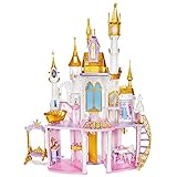 Hasbro Disney Prinzessinnen Festtagsschloss, Puppenhaus mit Musik und Lichtershow, Spielzeug für Mädchen ab 3 J