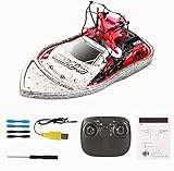 CYLYFFSFC 3 in 1 ferngesteuerte Drohne/Rennen/Hovercraft, Meer, Land und Luft umschaltbares 2,4 GHz ferngesteuertes Quadcopter-Hovercraft, kopfloser Modus, geeignet für Jungen und M
