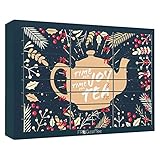 Tee-Adventskalender 2021 von FROG.coffee | 48 Teebeutel in 24 verschiedenen Sorten | ChariTea, 5Cups, Meßmer, Teekanne, Bünting uvm. | Plastikfrei & Nachhaltig | Bio-, Kräuter & Früchte-T