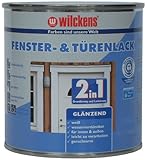 Wilckens 2-in-1 Fenster- & Türenlack glänzend, 750 ml, weiß 12993000050
