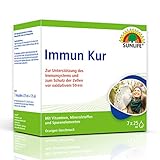 SUNLIFE Immunkur Wochenpackung: Nahrungsergänzungsmittel mit Vitamin C, Vitamin D und Zink, 7 Ampullen à 25