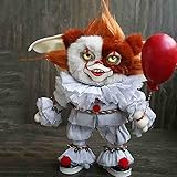 Gremlins Plüschfigur Gizmo Spielzeug, Halloween Puppe Mogwai Handgemachte, Niedliche Gremlins Monster Plüsch Puppe Spielzeug Kunst, Horror Gefilzte Gizmo Art Kreatur für Sammlerstücke (E)