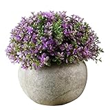 strimusimak Künstliche Blumen, Gras, Kunstblumen, Papier-Zellstoff, Bonsai-Ornament für Garten, Schreibtisch-Dekoration – 6#