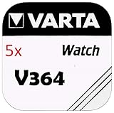 VARTA KNOPFZELLEN 364 SR621SW (5 Stück, V364)