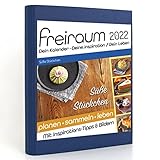 Freiraum-Kalender classic | Süße Stückchen, Buchkalender 2022, Organizer (15 Monate) mit Inspirations-Tipps und Bildern, DIN A5