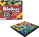 Mattel Games GXV91 - Blokus Shuffle: UNO Edition, Brettspiel ab 7 J