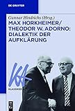 Max Horkheimer/Theodor W. Adorno: Dialektik der Aufklärung (Klassiker Auslegen 63)