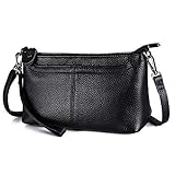 Befen Leder-Clutch, börse, kleine Crossbody-Tasche für Damen, (Mehrfach schwarz), S