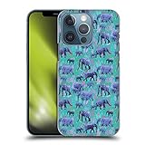 Head Case Designs Offizielle Zugelassen Micklyn Le Feuvre Süße Elefanten Tiere Harte Rueckseiten Handyhülle Hülle Huelle kompatibel mit Apple iPhone 13