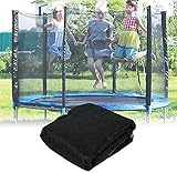 LVLUOKJ Sicherheitsnetz for Gartentrampolin, Trampolin Ersatznetz Rundes Schutznetz mit ReißVerschluss UV-BestäNdig Trampolin Netz Ersatz (Size : 366cm 8 Stangen)