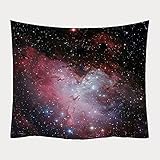 YDyun Tapisserie Wandbehang Wandteppich, Dekotuch/Tagesdecke Bedruckte Decke mit Sternenhimmel-S