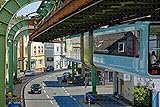 Wuppertal Suspension Railway Germany Puzzle für Erwachsene hölzernes Reisegeschenk Souvenir ， 1000 Stück 75 × 50