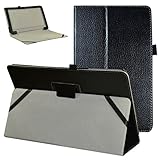 Mama Mouth TrekStor SurfTab Twin 11.6 hülle, Folding Ständer Hülle Case mit Standfunktion für 11.6' TrekStor SurfTab Twin 11.6 Windows 10 Tablet PC,Schw