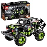 LEGO 42118 Technic Monster Jam Grave Digger Truck - Gelände-Buggy 2-in-1 Set, Spielzeugauto mit Rückziehmotor für Jungen und Mädchen ab 7 J