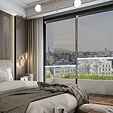WYBB Rollo Einweg-Spiegelrollo mit Metallbeschlägen, 90% Reflektierende Große Rollos mit Seitlichem Pull-Up, Wohnzimmer Büro Badezimmer Polyester Haustier Jalousie, Passgenau (Size : W140cmxH140cm)