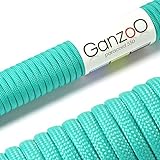 Ganzoo Paracord 550 Seil Für Armband, Leine, Halsband, Nylon-Seil 31 Meter, Türk