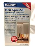 Marley Heiz-Spar-Set Lüfter Heizlüfter Wärmerückgewinnung Fernbedienung Ventilator W