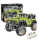 Onenineten Technik 4x4 Geländewagen Bausteine, 2343 Teile 1:8 2.4Ghz RC Auto Bauset SUV für Fortgeschrittene Konstruktionsspielzeug Kompatibel mit Lego T