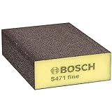Bosch Professional Schleifschwamm S471 Fein (Holz, Kunstoff und Metall, 69 x 97 x 26 mm, Zubehör Handschleifen)