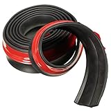 Haehne Universale Tuning Frontspoiler, 2.5m / 8.2ft Aufkleber Lippenrock Schutz Auto Vordere Lippe Stoßdämpfer Auto Gummistreifen, 60mm B