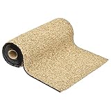 Festnight Teichfolie Steinfolie Teich 40 cm 60cm Breit Gartendeko Natur-Sand Folie für Teichrand Teichufer Bachlauf Teich Dekoration Gartendeko Steinfolie Außen 500 x 40
