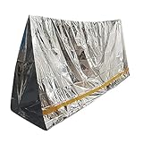 Outdoor-Zelt,100 X 200 cm Notfall Aluminisierter Sonnenschirm Sonnenschutz Decke Erste Hilfe Isolierung Schlafsack Camping Überleben Angeln W