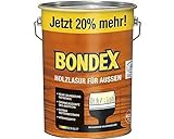 Bondex Holzlasur für Außen Rio Palisander 4,80 l - 329673