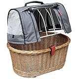 KLICKfix Fahrradtasche DOGGY BASKET PLUS FIX, schwarz, M, 0399FH