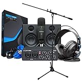 Presonus Audiobox USB 96 Ultimate Bundle Recording-Set für Gesang Schwarz + keepdrum Mik