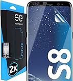 se® [2 x] 3D Schutzfolie für Samsung Galaxy S8 - Full Screen, selbstheilend, HD Displayschutz-Folie, Anti-Kratzen, Anti-Bläschen, hüllenfreundlich, kein Panzerg