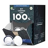 My Coffee Cup – MEGA BOX SINGLE ORIGIN COLOMBIA – BIO-KAFFEE I 100 Kaffeekapseln für Nespresso®³-Kapselmaschinen I 100% industriell kompostierbare Kaffeekapseln – 0% Alu I Nachhaltige Kaffeekap
