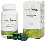 ✅GREEN BARLEY PLUS - Natural Fat Metabolism Booster mit grüner Gerste, Food Supplement (60 Kapseln)