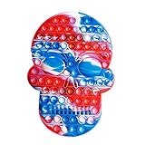 NO.0316 XXL Halloween pop it Fidget Toy, Skull Pop Popets Figettoys,New Giant popit Spiel Antistress Popet Sensory Push Bubble Set Groß Poppitz Jumbo XXXL Spielzeug Anti Stress Groß