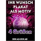 INDIGOS UG® - Plakat DIN A3 - DIN A0 - Bilderdruckpapier - individuell personalisiert mit Ihrem Foto - Aufdruck - Poster selbst gestalten - für Büro Kinderzimmer Dekoration S