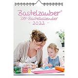 DIY - DIN A5 - Bastelzauber Wandkalender für 2022 - Set Inhalt (3 Teile): 1x Bastelkalender, 1x Weihnachts-, 1x Grußk