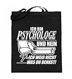 Chorchester Hochwertiger Jutebeutel (mit langen Henkeln) - Perfekt für alle Psycholog